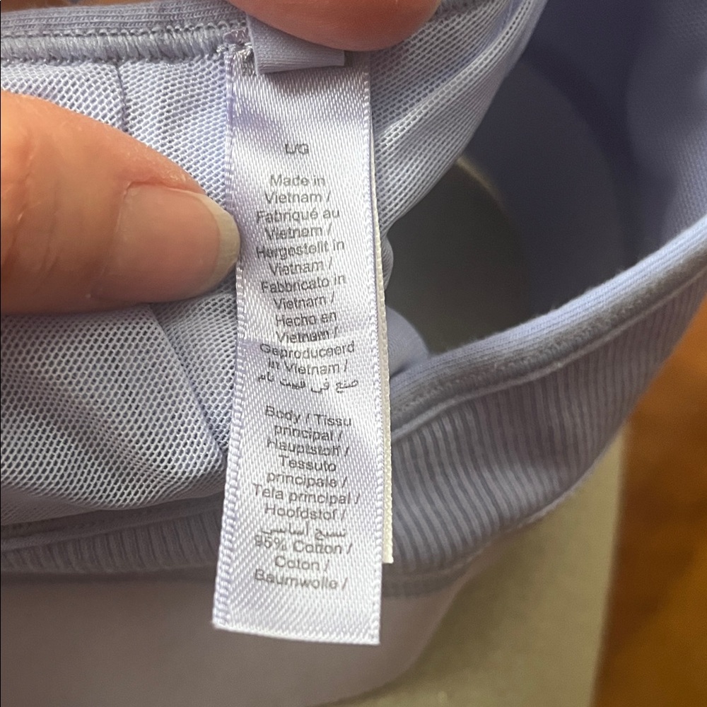 New SKIMS Blue Violet Ribbed Bralette - Picture 12 of 15